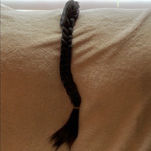Fishtail braid hair extension